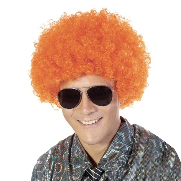 FREE BEAUTY Clown Wig Orange for Men Women Cosplay - Picture 1 of 5